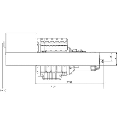 TOUCAN RC HOBBY JDModel Transmission Gearbox for 1/14 Radio Control Tractor Truck Engineering Vehicle Model for Professional Hobbyists