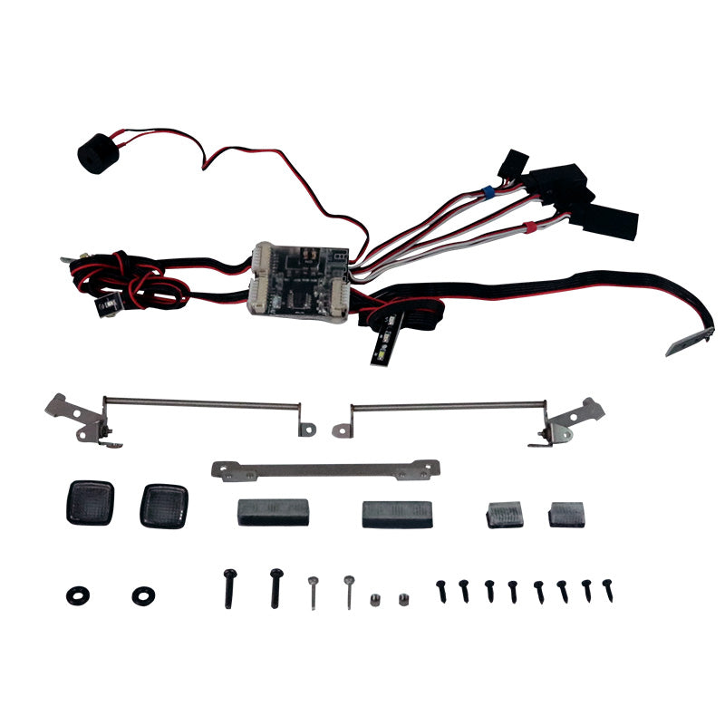 TOUCAN RC HOBBY JDModel Light System Guard Rotating Lights 201/3T MAX Sound System for 1/14 Hydraulic RC Construction Vehicles Excavator Loader ZW370 Forklift JDM-121 Bulldozer JDM-198
