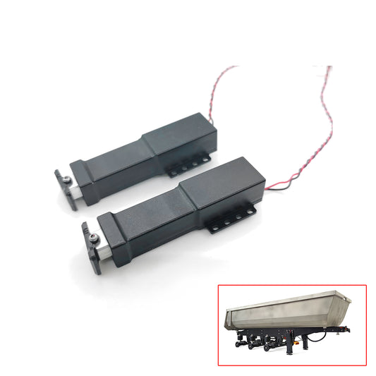 TOUCAN RC HOBBY Metal Electric Control Support Legs Upgrade Part Degree Model for DIY 1/14 998 Radio Controlled 3Axle Hydraulic Trailer Truck