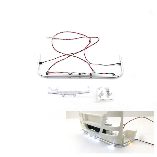 TOUCAN RC HOBBY Modèle réduit Lampe LED avant inférieure pour camion à l'échelle Pièces de rechange universelles pour tracteur camion RC Tamiya 1/14 TGX540 Loisirs
