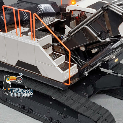 TOUCAN RC HOBBY MTModel 1/14 EC380 10CH Tracked RC Hydraulic Excavator 3 Arms Digger Grab T12D Remote Controller Metal Heavy Machine Model