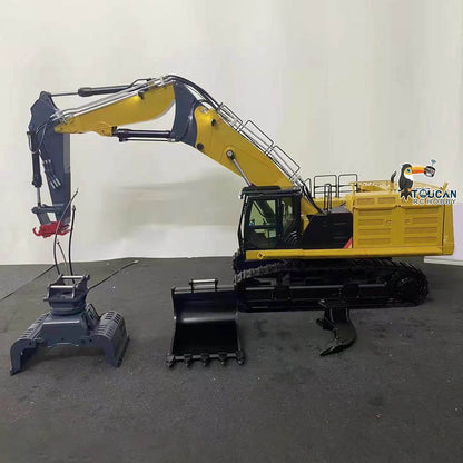 TOUCAN RC HOBBY BMG C374 1/14 Metall RC Hydraulik RTR Abbruchbagger 3 Arme Kabinenlift 6-Wege-Ventil PL18EV Fernsteuerung Licht Sound für Sammler