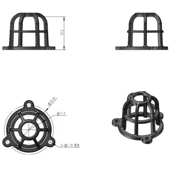 TOUCAN RC HOBBY JDModel Light System Guard Rotating Lights 201/3T MAX Sound System for 1/14 Hydraulic RC Construction Vehicles Excavator Loader ZW370 Forklift JDM-121 Bulldozer JDM-198