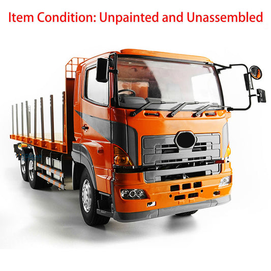 In Stock TOUCAN RC HOBBY LESU 1/14 RC 6*4 Flatbed Lorry Trailer for RC Tractor Truck Motor Servo Radio Metal Chassis LED Light sound System
