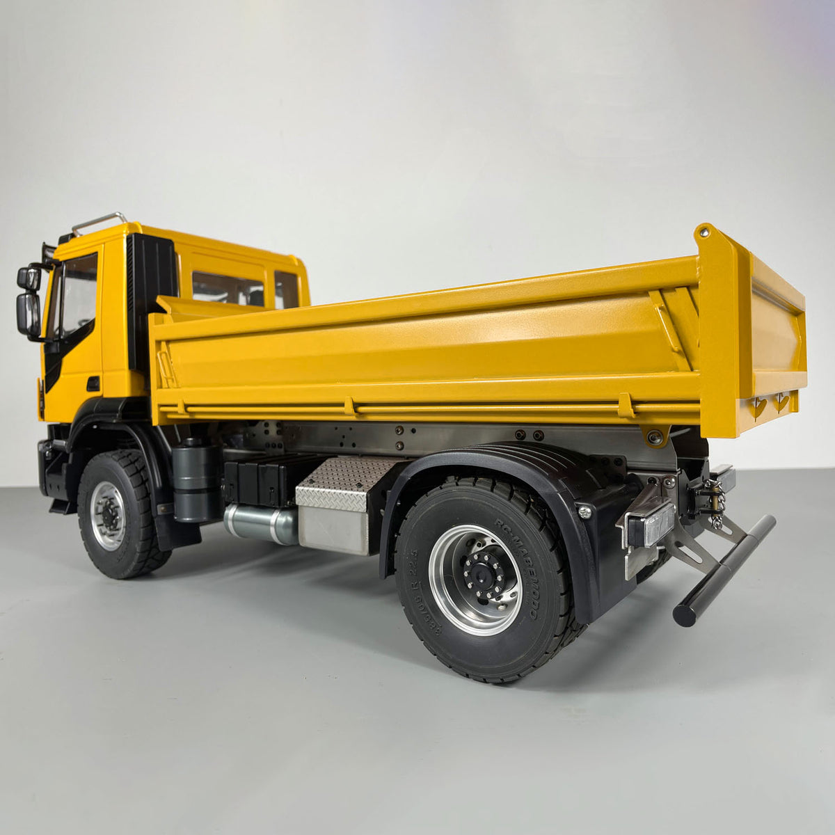 TOUCAN RC HOBBY MODO 1/14 4x2 Metal RC Hydraulic Dump Truck 2-speed Remote Control Tipper Car Electric Model Vehicle DIY PNP Sound Light System