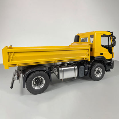 TOUCAN RC HOBBY MODO 1/14 4x2 Metal RC Hydraulic Dump Truck 2-speed Remote Control Tipper Car Electric Model Vehicle DIY PNP Sound Light System