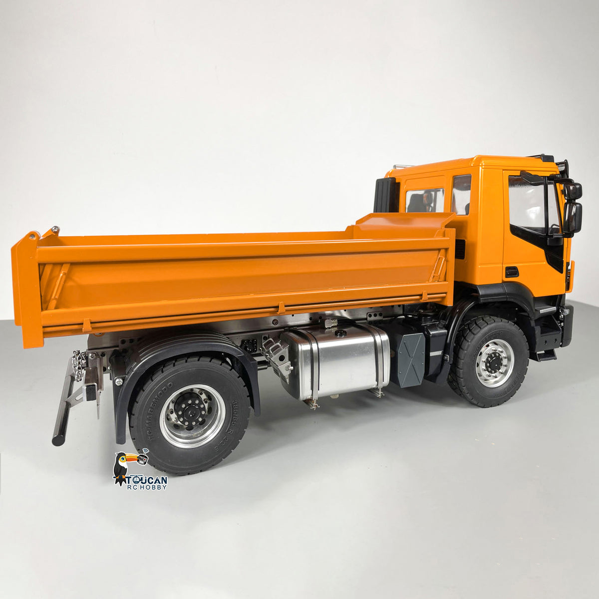 TOUCAN RC HOBBY MODO 1/14 Metal 6*4/4*2 RC Hydraulic Dump Truck PNP ST8 Controller 2 Speed Gearbox Axles Locks for Construction Model Collectors Outdoor Hobby