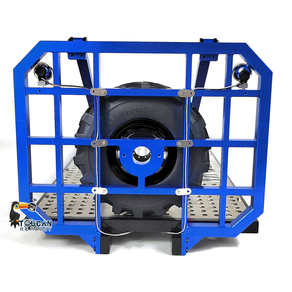 TOUCAN RC HOBBY MODO 1/14 Metal 8x8 RC Crawler Car PNP FlySky ST8 Radio Controller Light Sound System Electric Winch Differential Lock 2-speed gearbox for Enthusiast