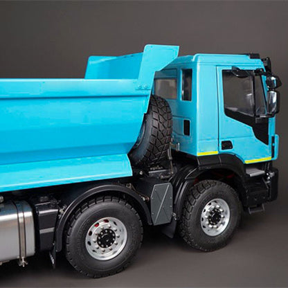 TOUCAN RC HOBBY MODO 1:14 8x8 RC Hydraulic Equipment Radio Control Tipper Car 2-speed Dump Truck DIY Model Sound Light ST8 LED Light Sound