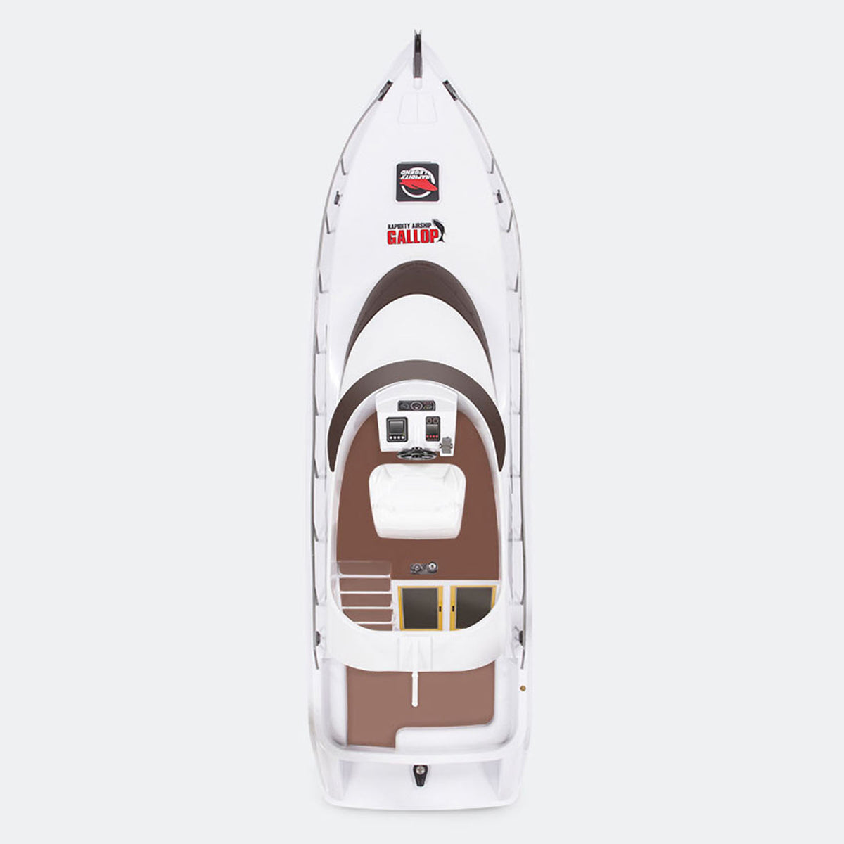 TOUCAN RC HOBBY Heng Long 2.4G RC Racing Boat Remote Control High-Speed Yacht 20KM/H Ship 70x19.9x19.5cm RTR Simulation Model ESC Servo Motor