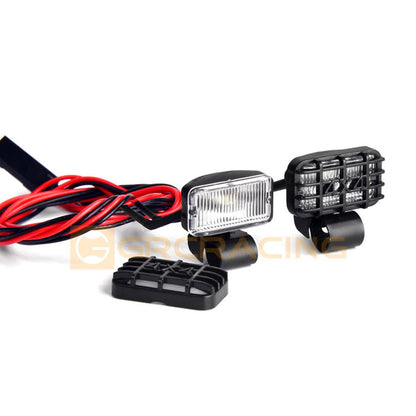 TOUCAN RC HOBBY Plastic Spot Light 1 Pair for 1/14 RC Truck 1/10 1/8 Remote Control Crawler Car Vehicles 3-7.4V DIY Spare Parts