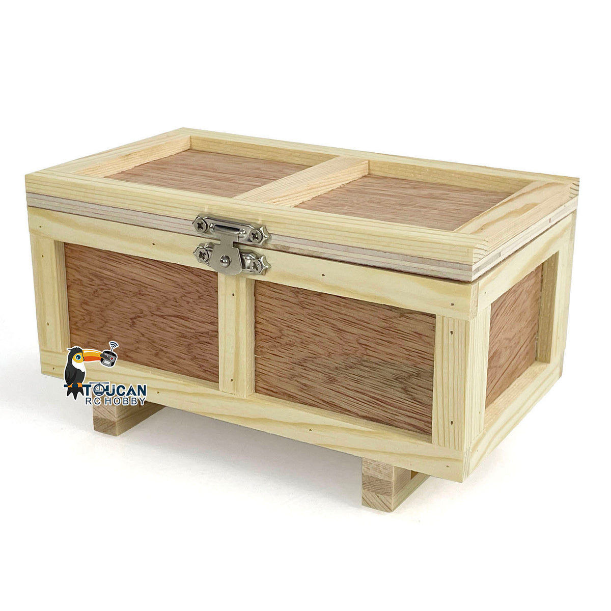 TOUCAN RC HOBBY Wooden Box Decoration Simulation Model for 1/14 1/12 RC Truck Hydraulic Radio Controlled Forklift Construction Vehicles