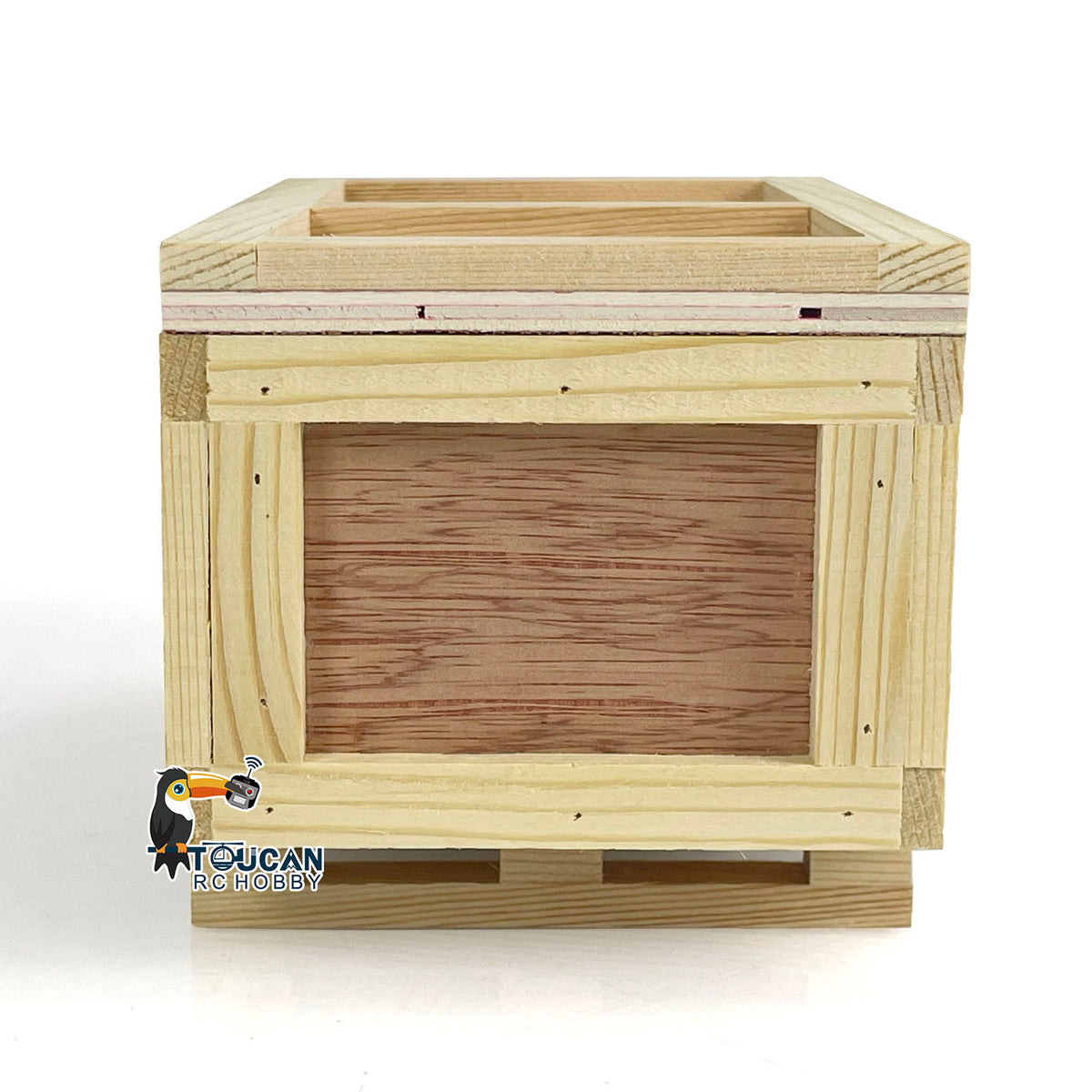 TOUCAN RC HOBBY Wooden Box Decoration Simulation Model for 1/14 1/12 RC Truck Hydraulic Radio Controlled Forklift Construction Vehicles