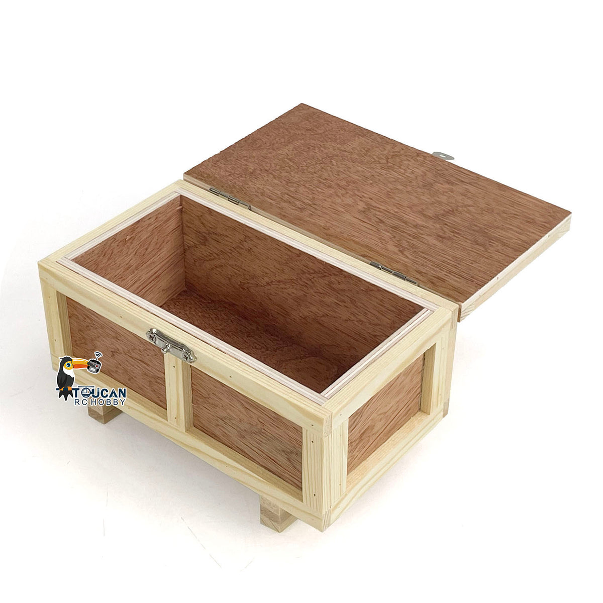 TOUCAN RC HOBBY Wooden Box Decoration Simulation Model for 1/14 1/12 RC Truck Hydraulic Radio Controlled Forklift Construction Vehicles