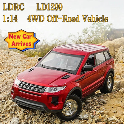 TOUCAN RC HOBBY LDRC 4x4 1/14 RC Crawler Climbing Car 4WD Radio Controlled Off-road Vehicles DIY Hobby Model LD1299 RTR Light System