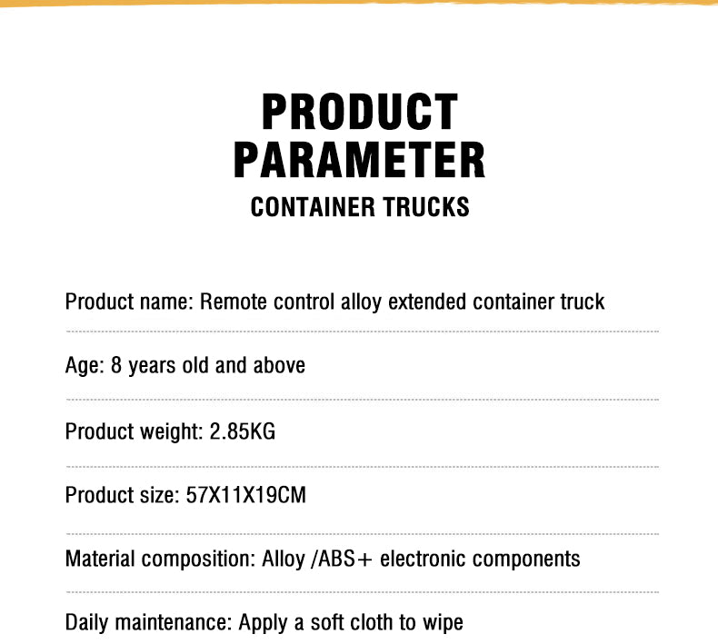 TOUCAN RC HOBBY Huina 1317 1/18 RC Tractor Car Container Trailer Truck 9CH Remote Control Cars Assembled and Painted 58*11*19cm