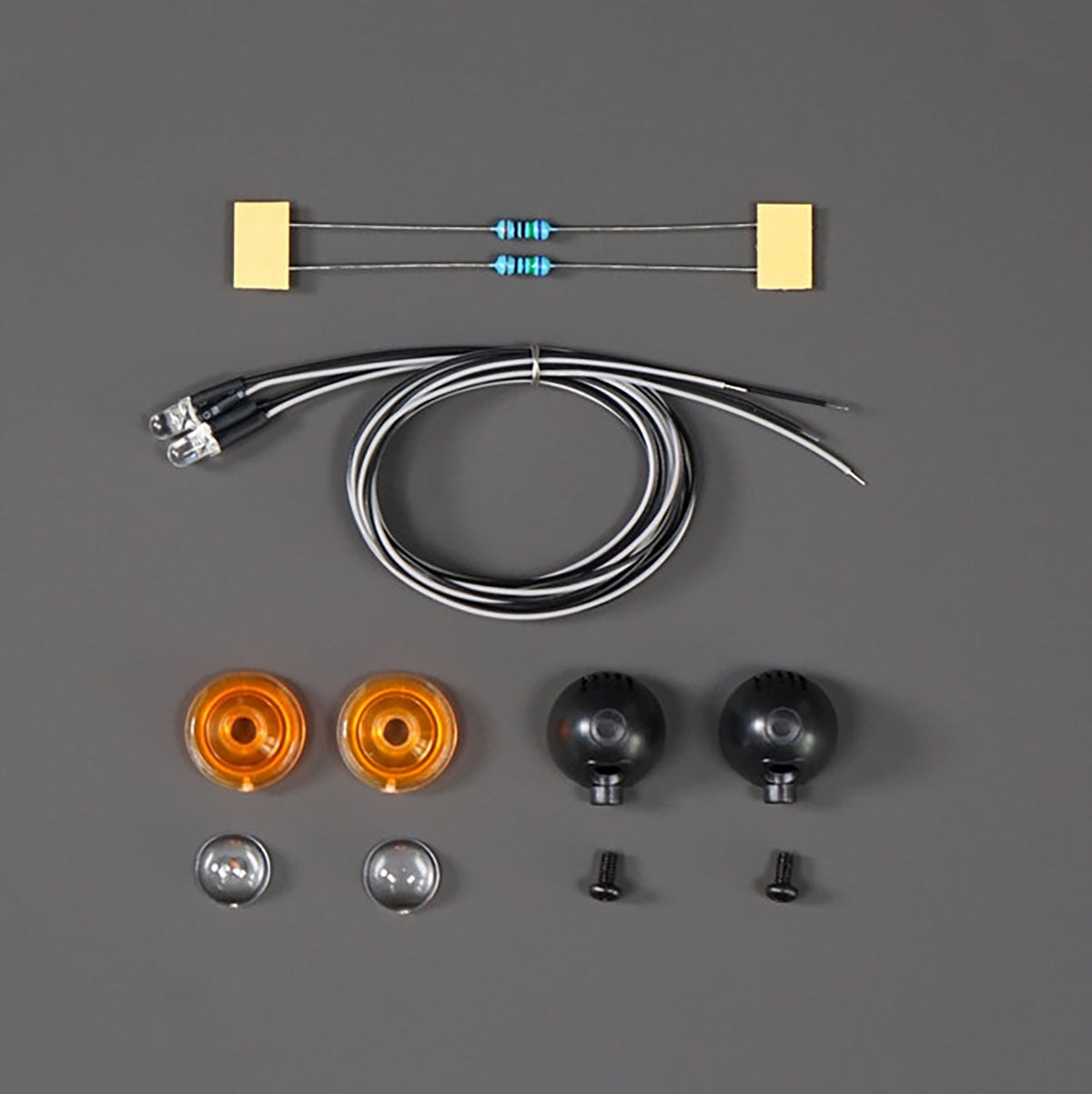TOUCAN RC HOBBY Plastic Spotlight 2.2V-3V LED Lamp for 1/10 RC Crawler Off Road Vehicles DIY 1/14 RC Tractor Truck Dumper Lorry Loader Excavator