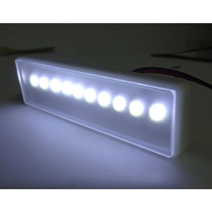 TOUCAN RC HOBBY Plastic Roof Light Box LED Lamp for DIY 1/14 RC Tractor Truck Hydraulic Dumper Tipper Radio Control Lorry DIY Model Car