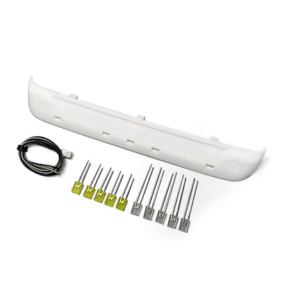 TOUCAN RC HOBBY Plastic Sun Visor 3V LED Light for 1/14 DIY R620 R470 S730 Remote Control Tractor Truck 56323 56318 56327 RC Lorry Model