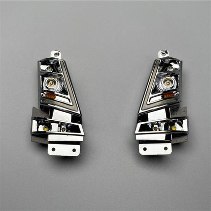 TOUCAN RC HOBBY Plastic Head Lamp Pro Flowing Water Light Front Bumper Rack for DIY 1/14 Remote Control Tractor Truck XL750 56360 56362 RC Lorry