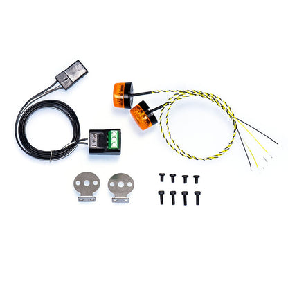 TOUCAN RC HOBBY 360 Rotating Light 5V LED Warning Lamp for 1/14 DIY RC Tractor Truck Model Digger Dumper Construction Vehicle Lorry Car