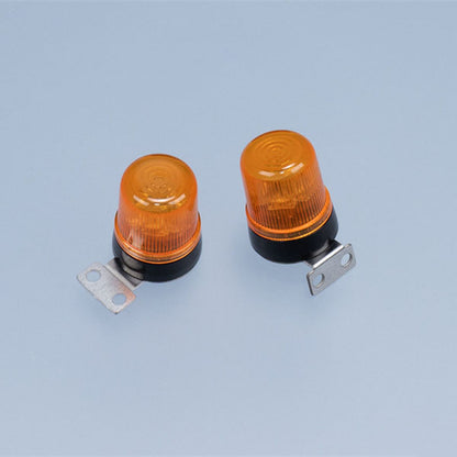 TOUCAN RC HOBBY 1Pair 5V LED 360 Rotating Light Plastic Warning Lamp for 1/14 DIY RC Tractor Truck Model Excavator Dumper Bulldozer Dump