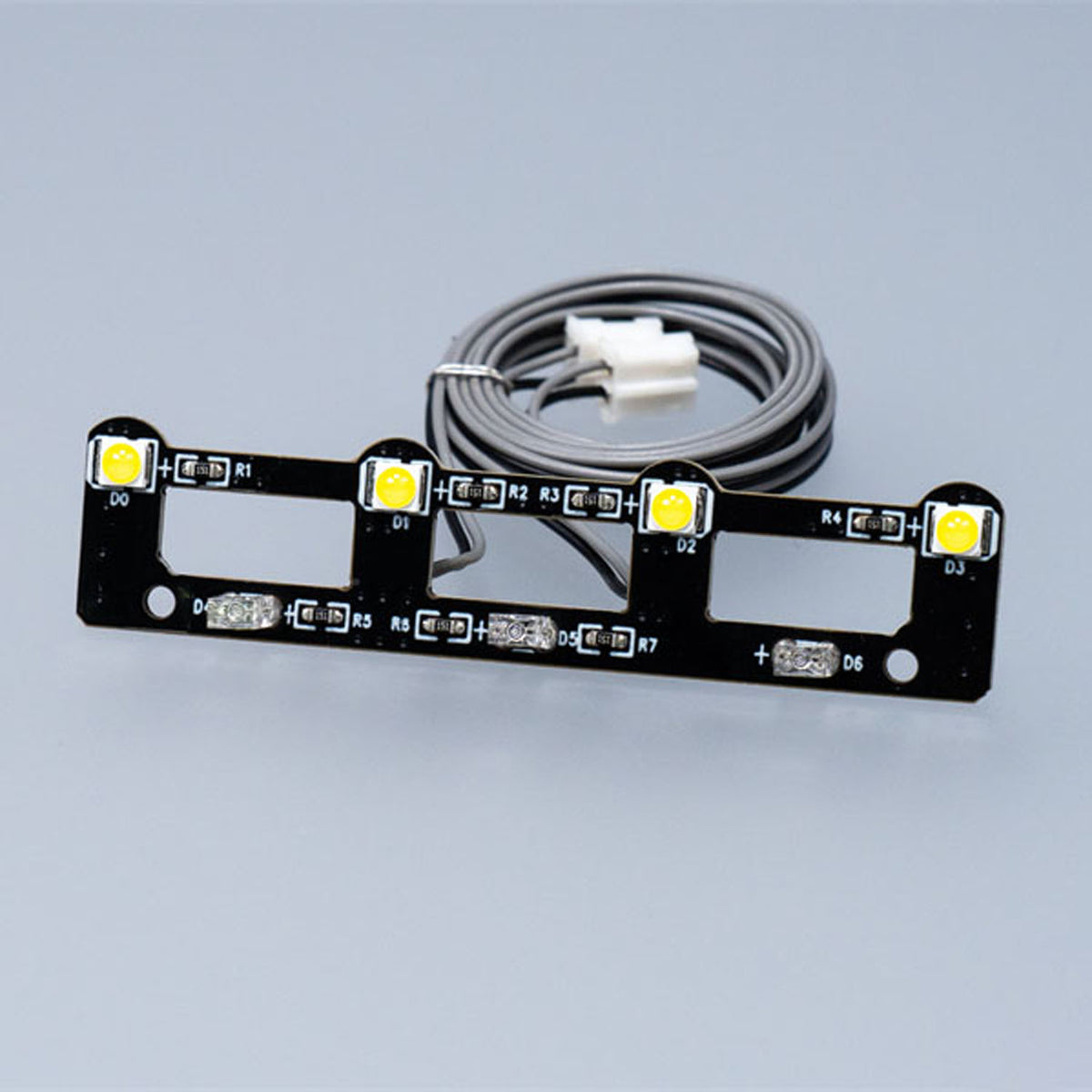 TOUCAN RC HOBBY 5V LED Plastic Front Spotlight Board Lamp Bar for DIY 1:14 RC Tractor Truck 770S 56368 56371 Lorry Vehicle Upgraded Parts