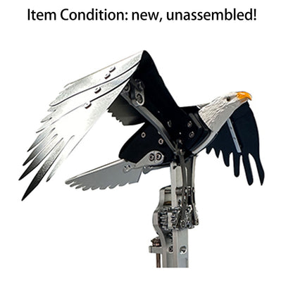 TOUCAN RC HOBBY TXWH 200+Pcs 5V Mechanical Eagle Simulation Electric Model Decoration DM337 Metal Animal Dynamic Ornaments Battery Unassembled KIT