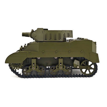 TOUCAN RC HOBBY 1/16 CoolBank RC Tank M8 HMC Scott Radio Control Battle Tank Simulation 360 Degrees Turret Rotary Smoke Sound Lights RTR Combat Vehicle
