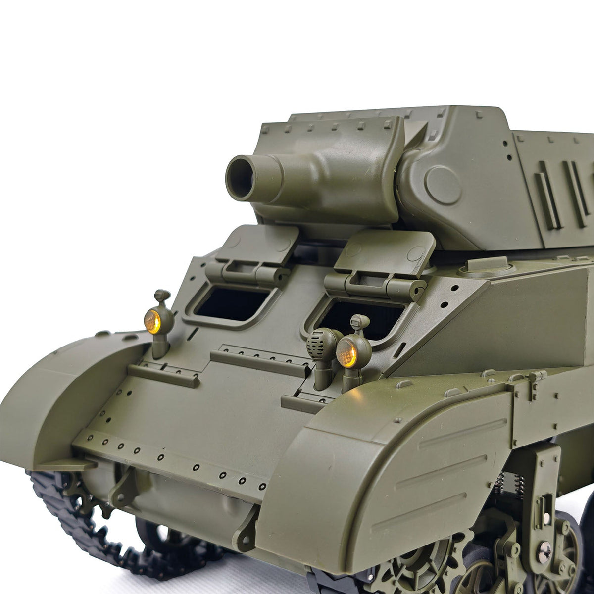 TOUCAN RC HOBBY 1/16 CoolBank RC Tank M8 HMC Scott Radio Control Battle Tank Simulation 360 Degrees Turret Rotary Smoke Sound Lights RTR Combat Vehicle