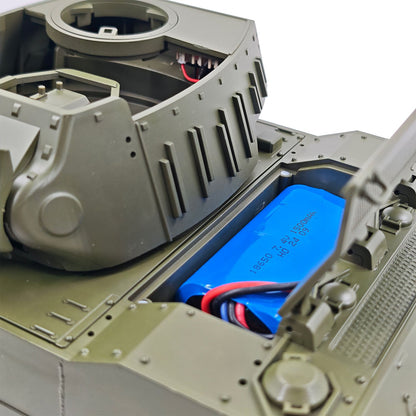 TOUCAN RC HOBBY 1/16 CoolBank RC Tank M8 HMC Scott Radio Control Battle Tank Simulation 360 Degrees Turret Rotary Smoke Sound Lights RTR Combat Vehicle