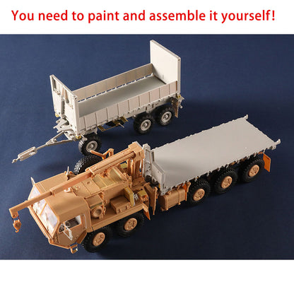 TOUCAN RC HOBBY US Stock I Love Kit 1/35 M1074 HEMTT PLS W/ M1076 Plastic Heavy Duty Tactical Truck Semi Trailer Car Static DIY Model Kit