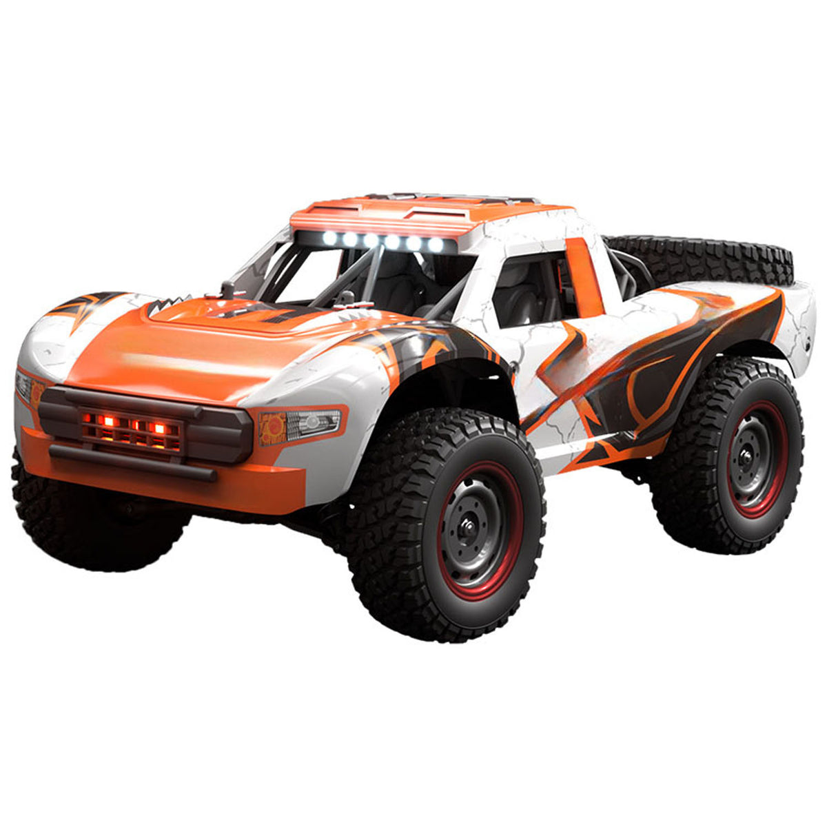 TOUCAN RC HOBBY JJRC 1/14 2.4G RC High Speed Off Road Vehicle 70KM/H Wireless Control 4WD Car Q130B Brushless Motor Servo Battery LED Lights RTR