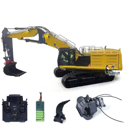TOUCAN RC HOBBY BMG C374 1/14 Metall RC Hydraulik RTR Abbruchbagger 3 Arme Kabinenlift 6-Wege-Ventil PL18EV Fernsteuerung Licht Sound für Sammler