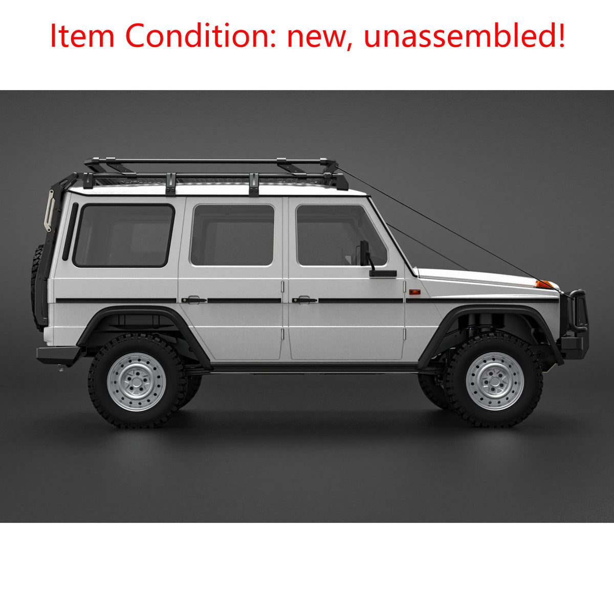 TOUCAN RC HOBBY CAPO 1/8 4WD RC Off Road Car W460 Kit CNC Metal Car Shell Differential Locks Openable Doors 2Speed Gearbox No Electronic Parts