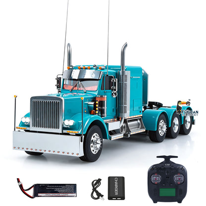 TOUCAN RC HOBBY 56344 Grand Hauler Camion tracteur RC 1/14 RTR 8x6 châssis métallique, moteur brushless, ESC, essieu relevable central, blocage de différentiel, fumée, radiocommande