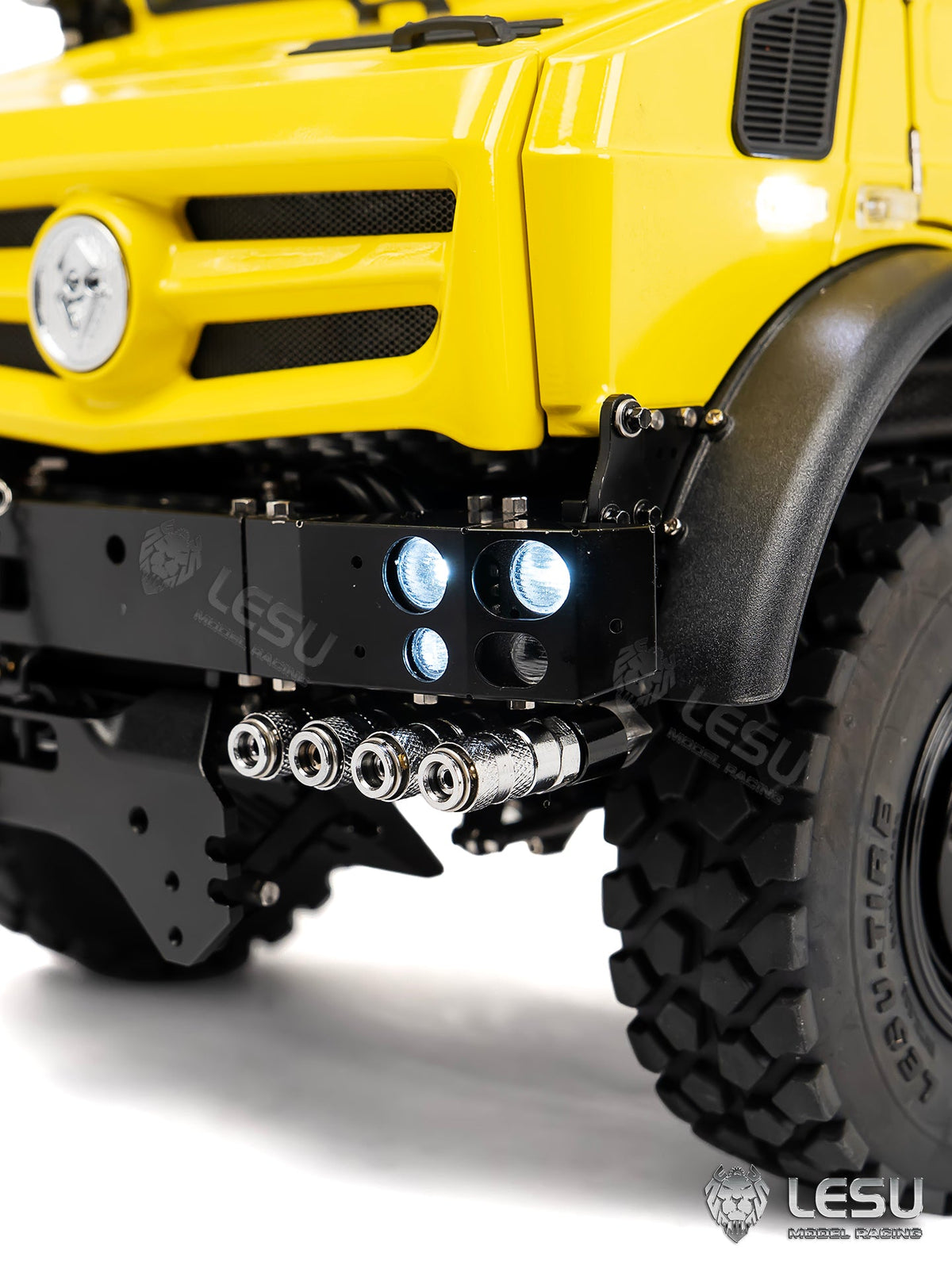 TOUCAN RC HOBBY LESU U4023 Metal 1/14 Hydraulic RC Off Road Car AWD Remote Control All Terrain Vehicle Light Truck Model Wheel Hub Reduction