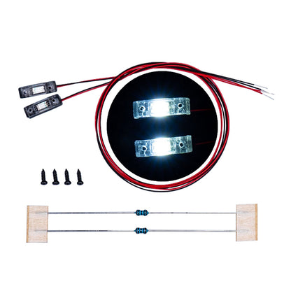 TOUCAN RC HOBBY LED Kunststoff 2,2V-3V Warnleuchte Begrenzungsleuchte für DIY 1/14 RC Traktor LKW Planierraupe Bagger Kipper R470 770S 3363 1851