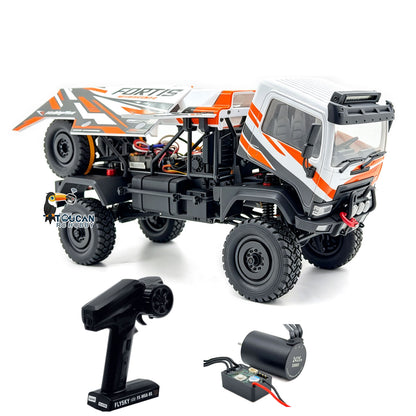 TOUCAN RC HOBBY Hobby Plus 1/18 4*4 RC Off Road Vehicle Remote Control Desert Rally Car DKR-4 Fortis Hobbywing Brushless Motor Light Battery