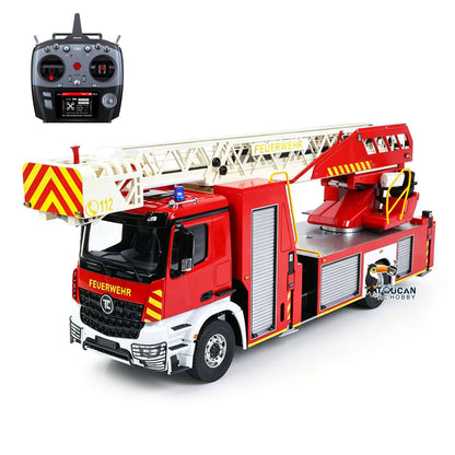 TOUCAN RC HOBBY 2Speed 1/14 4*4 Metal Chassis Electric Remote Control Lift Ladder Fire Truck RC Model Vehicle Radio No Battery Charger