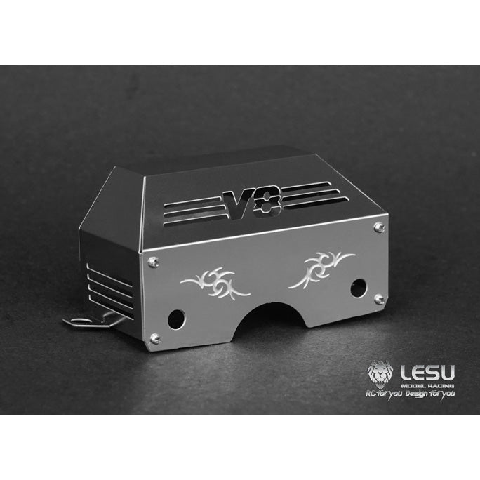 TOUCAN RC HOBBY LESU Metal Gearbox Engine Cover for 1/14 RC Tractor Radio Control Truck Car Spare Part DIY Accessories Decorations