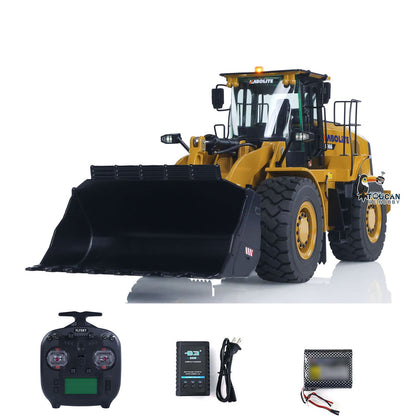 TOUCAN RC HOBBY US Stock HUINA K966 KABOLITE 2.4Ghz 1/16 Scale Hydraulic RC Loader 966 Truck Car RTR Model W/7500mAh Battery Charger Light Transmitter