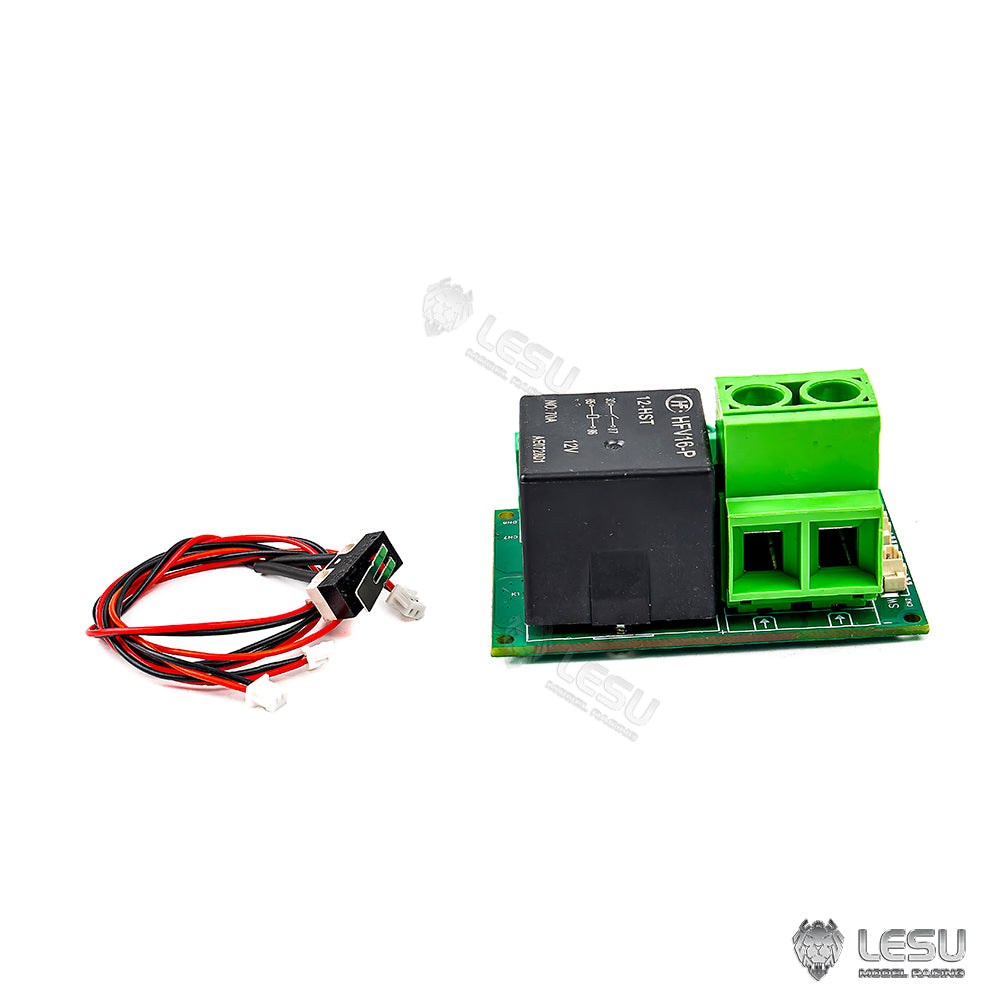 TOUCAN RC HOBBY LESU Mehrkanal-Elektrorelais für ferngesteuerte Funktionsmodellbau-LKW, Hydraulik-Kipper und Baustellenfahrzeuge