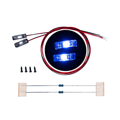 TOUCAN RC HOBBY LED Kunststoff 2,2V-3V Warnleuchte Begrenzungsleuchte für DIY 1/14 RC Traktor LKW Planierraupe Bagger Kipper R470 770S 3363 1851