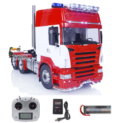 TOUCAN RC HOBBY LESU 1/14 RC Car 6X6 RTR Remote Control Tractor Truck Metal Chassis Sounds Light