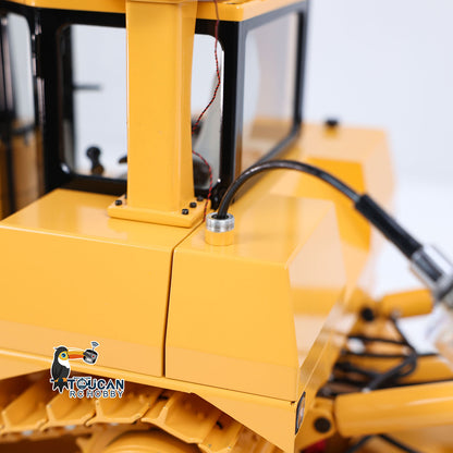 TOUCAN RC HOBBY JDModel DXR2 1/14 Metal RC Hydraulic Bulldozer Remote Controlled Earth Moving Machine Model JDM-201 New Sound System Light ST8 Remote Controller Motor
