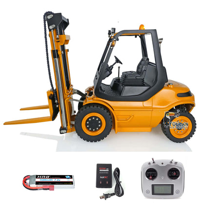TOUCAN RC HOBBY US Stock LESU Hydraulic RC Forklift Truck 1/14 Radio Control Transfer Car RTR Truck