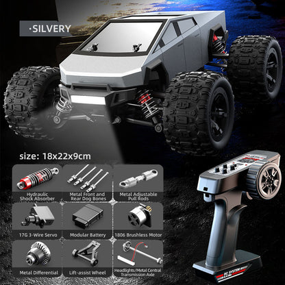 TOUCAN RC HOBBY JJRC 1/20 RC High Speed Pickup Truck 40km/h 4*4 2.4G Remote Control Off Road Car C8811 Brushless Motor Battery ESC Lifting Wheel RTR