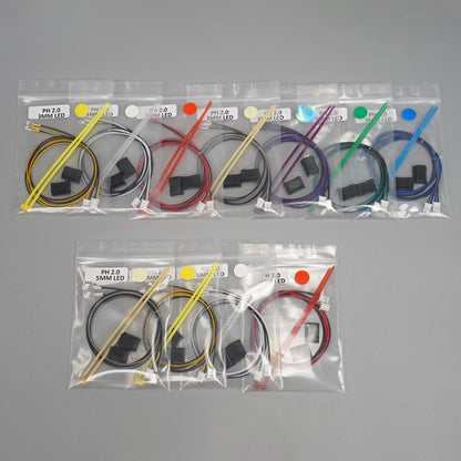 TOUCAN RC HOBBY Plastic LED Light Bead 2.3V-3V 5mm Engineering Lamp for DIY 1:14 RC Tractor Truck Model Crawler Off Road Car Parts