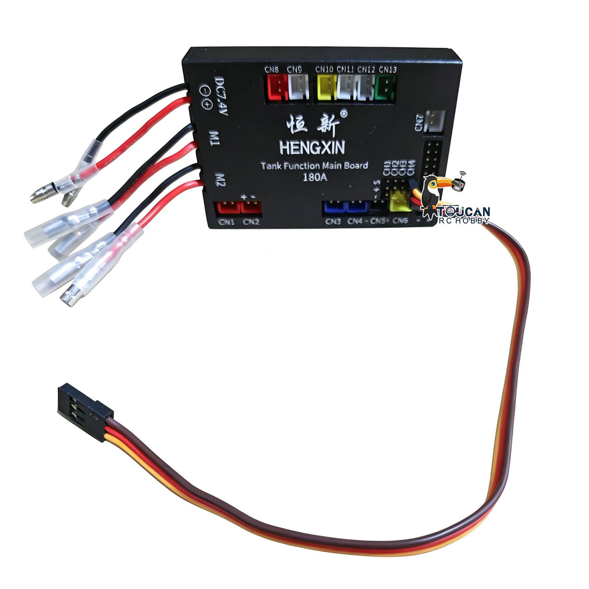 TOUCAN RC HOBBY Multi-Function Main Board for Heng Long 1/16 RC Tank 7.1 7.0 Radio Controller German Leopard 2A6 US Abrams M1A2 Tank Sound